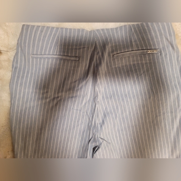 Calvin Klein Cropped Straight Leg Stretchy Pants Sz 10 - Picture 6 of 12
